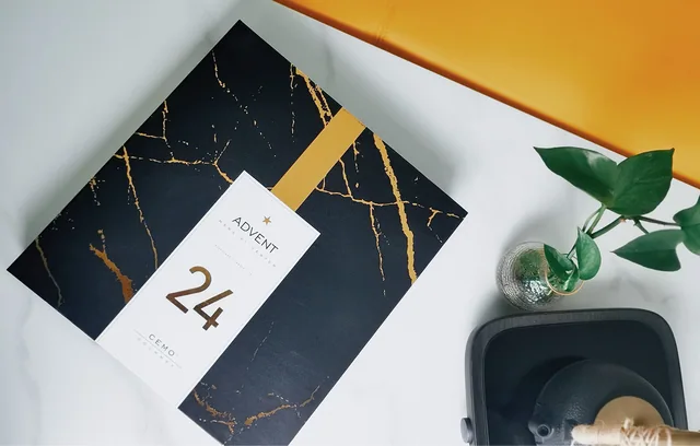 Advent calendar packaging example: CALENDAR BOX WITH BLISTER