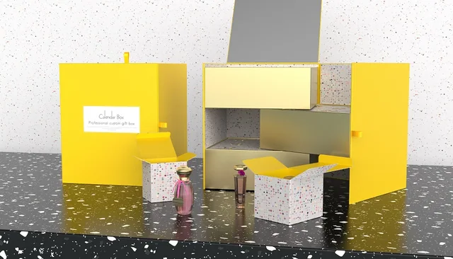 Advent calendar packaging example: CUSTOM ADVENT CALENDAR BOX