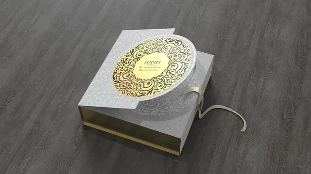 Advent calendar packaging example: HOLLOW DESIGN FOLDABLE ADVENT CALENDAR BOX