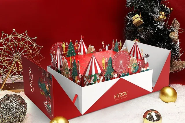 Advent calendar packaging example: CHRISTMAS MUSIC BOX