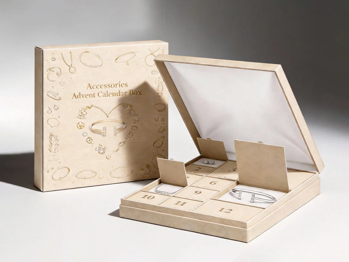 Custom packaging example: Custom Accessories Advent Calendar Box