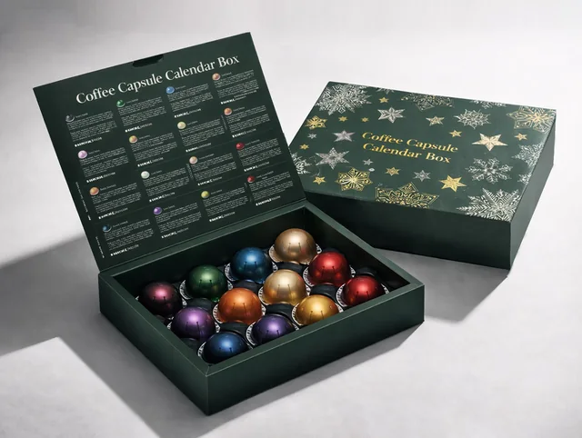 Coffee capsule calendar box